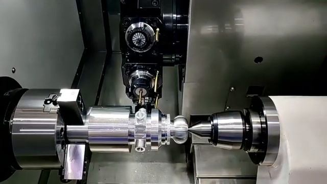 Работа токарного станока JSWAY AY400 смотреть онлайн