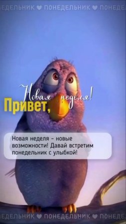 Привет, новая неделя!