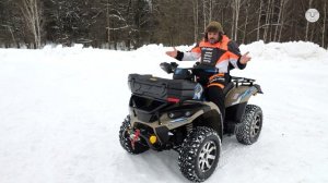 Полноприводный эл.квадроцикл Linhai LH40DA 4х4, Обзор от канала Мото Эксперт, Георгий Белов.