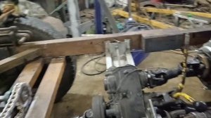 ВОМ от кпп газ 53 на самодельный трактор.