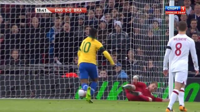 Не забитый пенальти Рональдинио в матче Бразилия-Англ смотреть онлайн