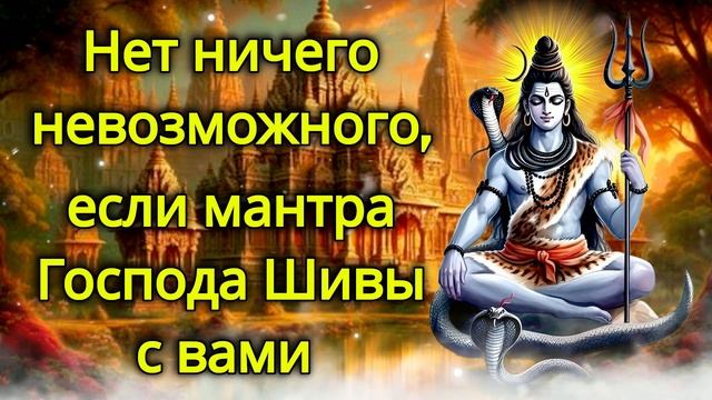 Нет ничего невозможного, если мантра Господа Шивы с ва смотреть онлайн