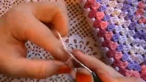Бабушкин квадрат крючком.