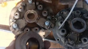 КМЗ-012 сравнение корзин сцепления дизель/бензин