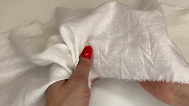 Умягченный лен с вискозой Молочно-белый арт. 13062437 смотреть онлайн