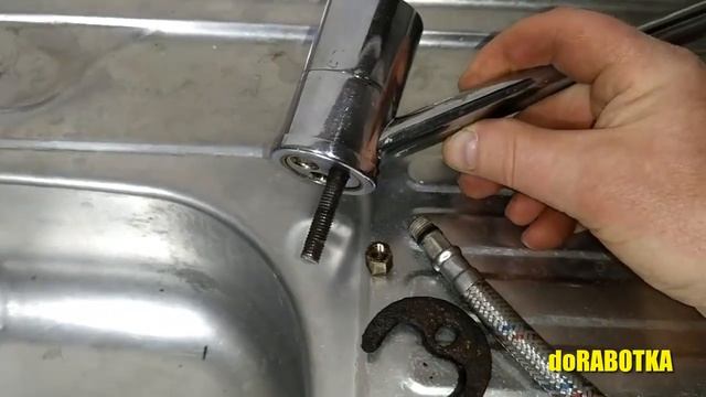 Как разобрать и собрать смеситель на кухне, замена кар