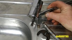 Как разобрать и собрать смеситель на кухне, замена кар