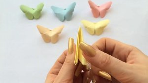 БАБОЧКИ из БУМАГИ ⁄ DIY Butterfly Room Decor ⁄ ОРИГАМИ БАБОЧКА
