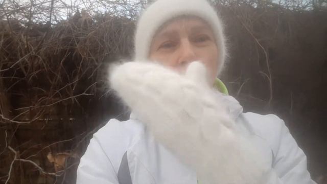 Белоснежный комплект из пуха норки ждет свою хозяйку. смотреть онлайн