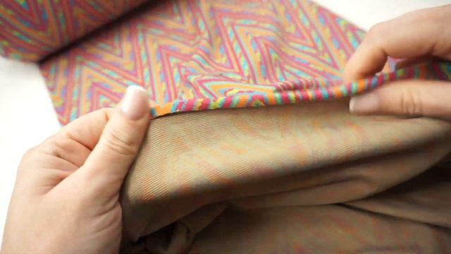 Трикотаж розовый с зигазагами Артикул: BEBS002 смотреть онлайн