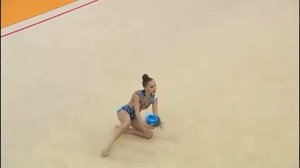 Арина Аверина мяч Чемпионат Европы 2018||Arina Averina ball ECH 2018