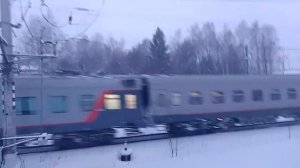 Поезд Номер 16 "Арктика" Москва-Мурманск с ЭП1-191 (если не