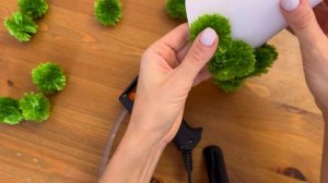 Новогодняя поделка в школу. Елка своими руками.