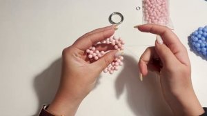 СЕРДЦЕ из бусин БРЕЛОК, обвес, украшение на ёлку | подр?