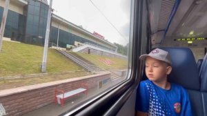 Дивногорск. На электричке из Дивногорска в Красноярск.