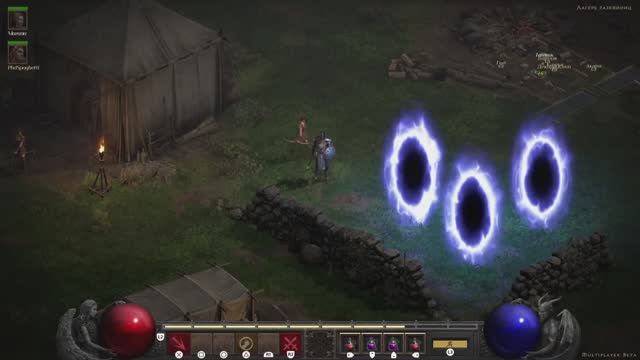 Diablo 2 Resurrected PS5 coop Gameplay