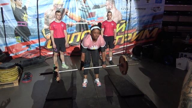 Женский силовой экстрим. Становая тяга 80 кг на количес смотреть онлайн