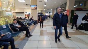 Аэропорт Толмачёво Новосибирск, апрель 2022 год.