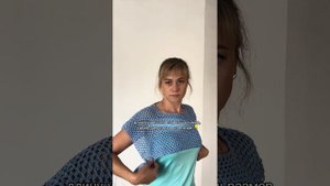 Кофта-сетка крючком
