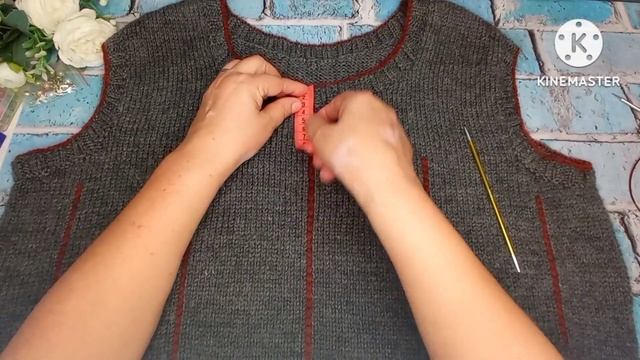 Краткий обзор жилета/вяжем спицами и крючком... смотреть онлайн