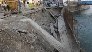 Разрушенная Набережная после потопа. Ольгинка Туапсе