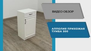 ТЭКС Видео обзор. Прихожая Апполия. Тумбу 500.