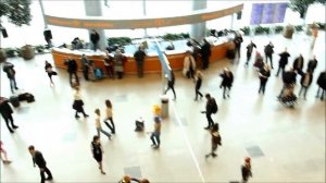 Флешмоб в аэропорту Домодедово