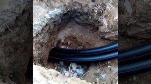 Прокол под две 110х пнд, мини установкой