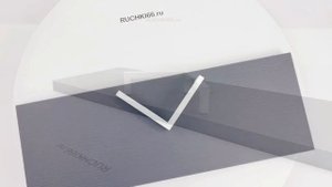 Белая мебельная ручка-скоба 2х96 мм. Материал: сталь.