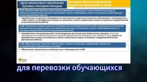 Нормативно-правовая основа экономической модели инклюзивного образования Часть 3