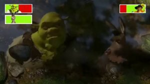 Шрек и Осел Против Кота в Сапогах с Хелзбарс (2004).