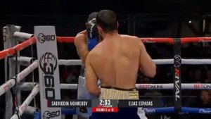 БОКС: Садриддин Ахмедов  Sadriddin Akhmedov vs  Elias Espadas