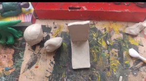 лепка учёного скибиди часть 1