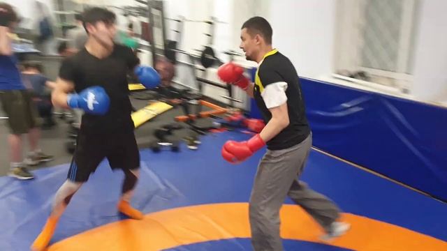 Бокс Спаринг тренировка Кмс с Мастером смотреть онлайн