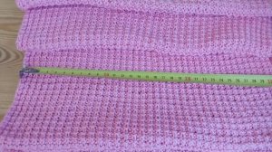 Что на спицах?Вязаное полотенце спицами из остатков х?