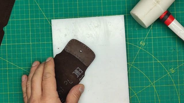 Кошелек из натуральной кожи, на заказ. смотреть онлайн