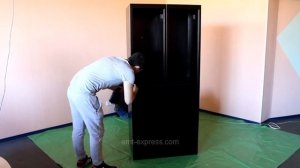 Сборка металлического шкафа для одежды ШМ