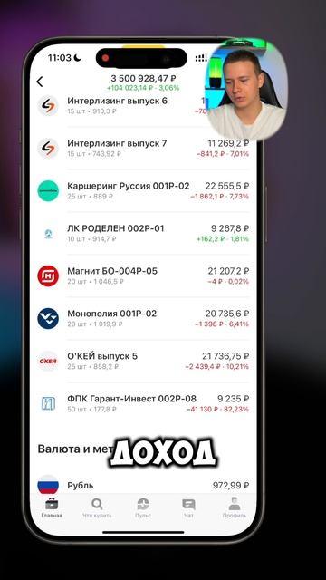 Состав акций и облигаций в портфеле смотреть онлайн