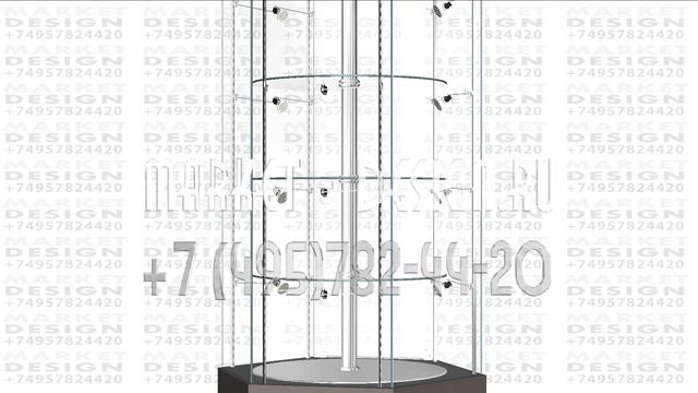 Шестигранная витрина с накопительной тумбой смотреть онлайн