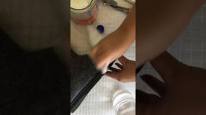 Как удалить клей с войлока.