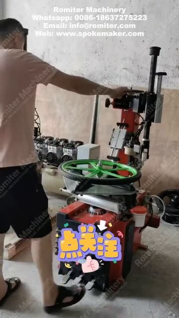 Автоматический станок для монтажа цельнолитых шин смотреть онлайн