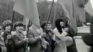 1972 год. Тюмень. Первомайская демонстрация.