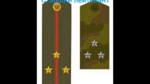 Воинские звания Вооружённых Сил Российской Федерации