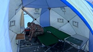 Обзор палатки Polar Bird 4Т long Компакт и пол ЭВА I Удобное ра