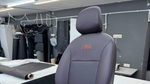 Перешив сидений автомобиля Lada Largus в кожу и установка обогревов
