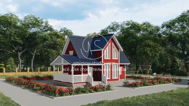 3D облёт для шапки строительного сайта | smirnov-studio.com | NSS смотреть онлайн