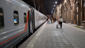 Прицепка, посадка, международный рейс Ереван - Тбилиси