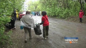 Дождь не помешал экоактивистам навести порядок