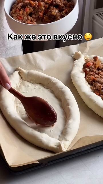 🧀 Сырная лепёшка с фаршем