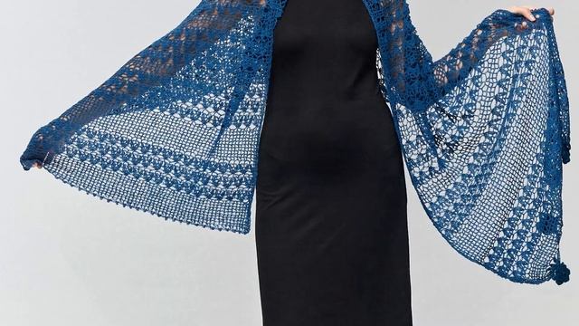 Ажурный шарф Ш 1126 смотреть онлайн